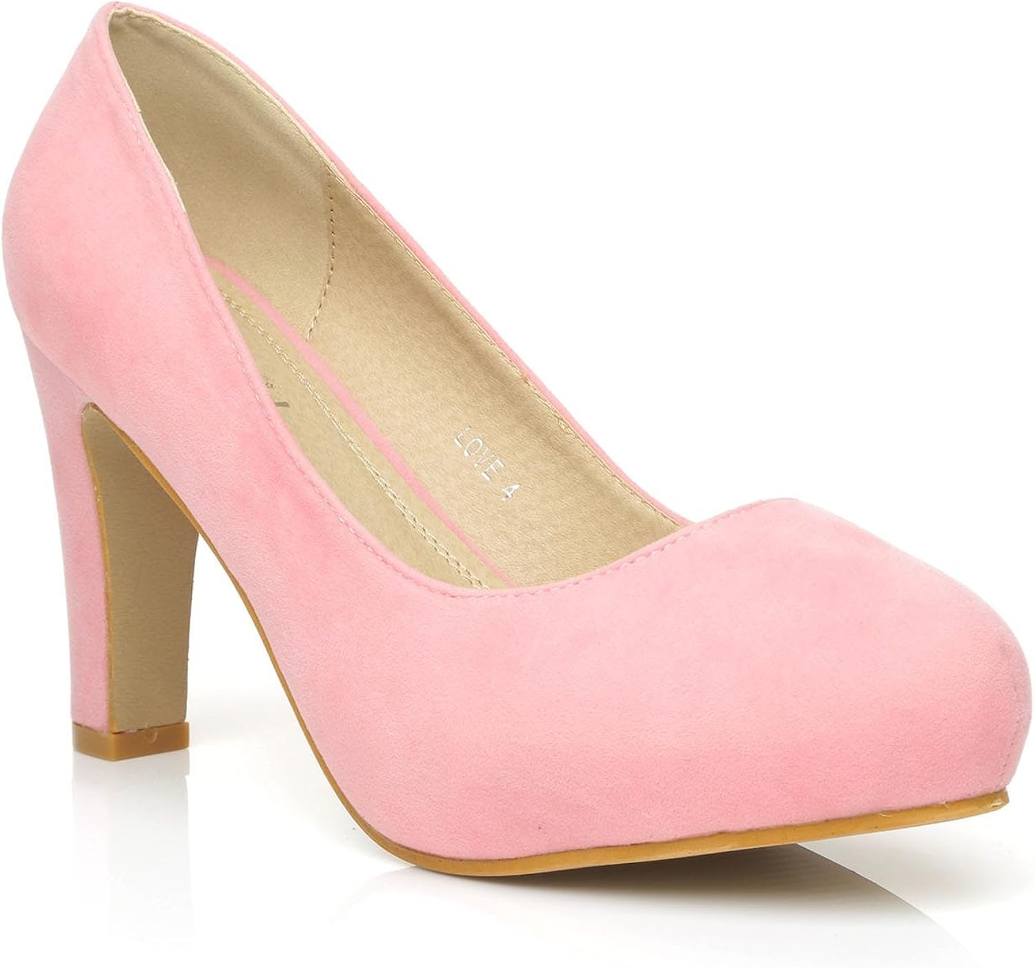 pink platform court shoes