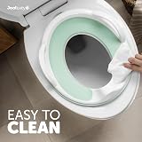 Jool Baby Potty Training Seat with Handles Aqua Fits Round & Oval Toilets view 6