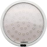 JUTTAUTO 12V RV Interior Light Ceiling LED with On/Off Switch Chrome Surface view 4