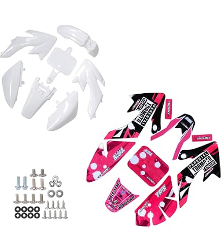 Amazon.com: ICONSPORTSS CRF50 Plastics Kit Pit Bike Parts Fairings