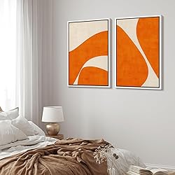 MUDECOR Framed Canvas Print Wall Art Set Retro
