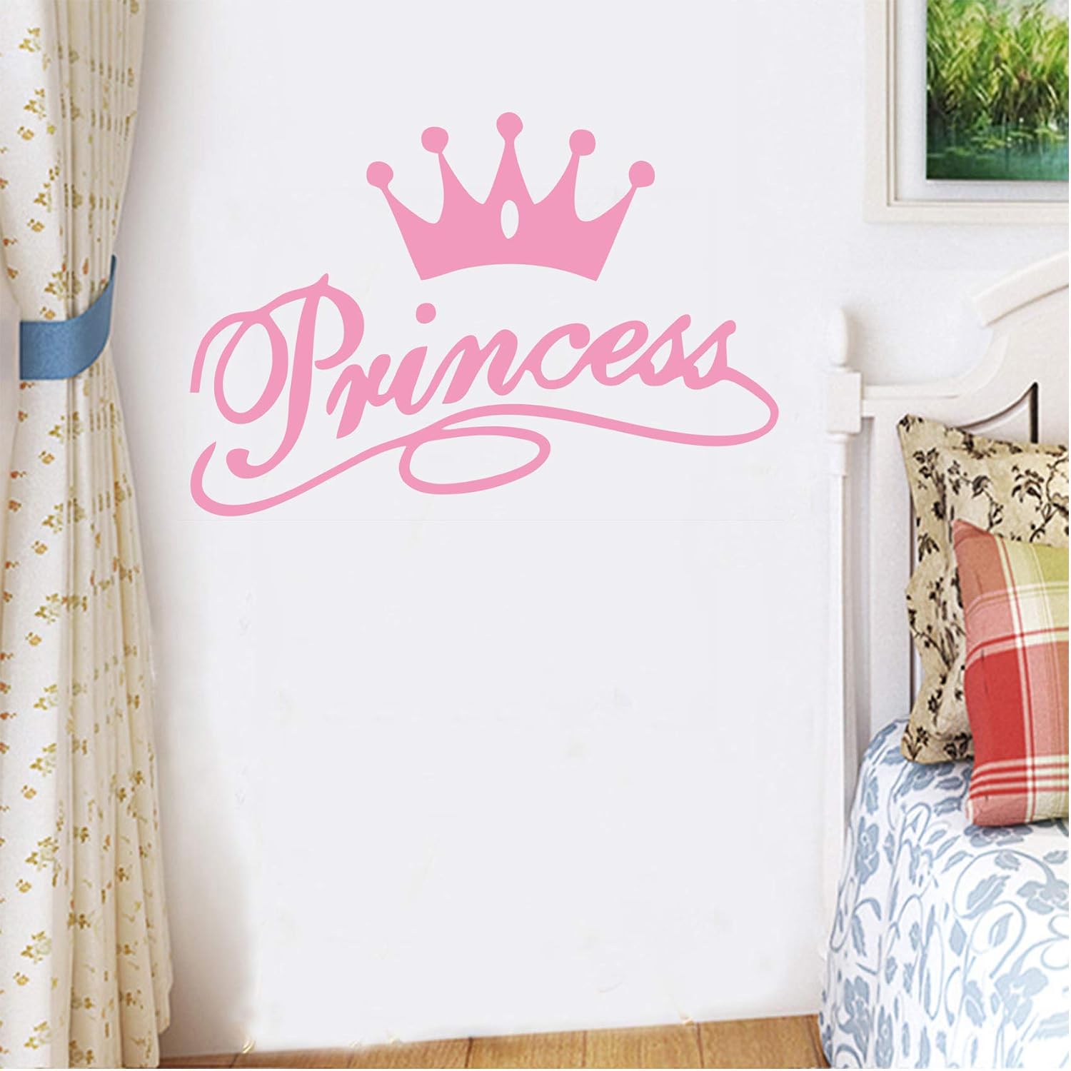 Quanyuchang Princess Crown Wall Decal, Royal Crown Wall Stickers Murals - Image 4