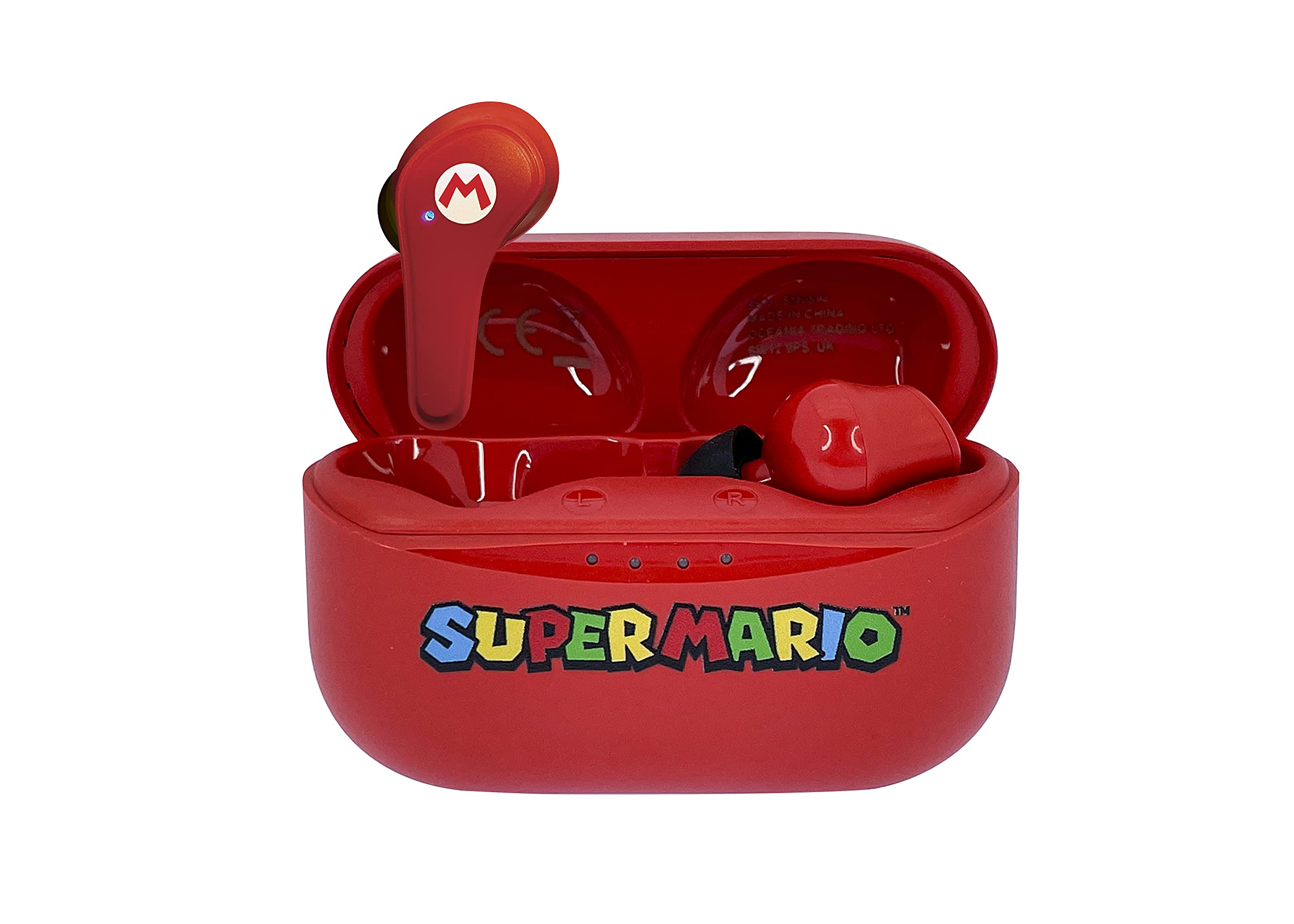 OTL Technologies SM0894 Super Mario TWS Wireless Earphones with Charging Case Red