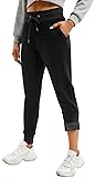 IUGA Fleece Lined Sweatpants Women Joggers with