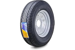 WINDA Trailer Tire Wheel Assembly ST225/75R15 10-Ply E 117L 6 Lug on 5.5" PCD Silver Mod Rim