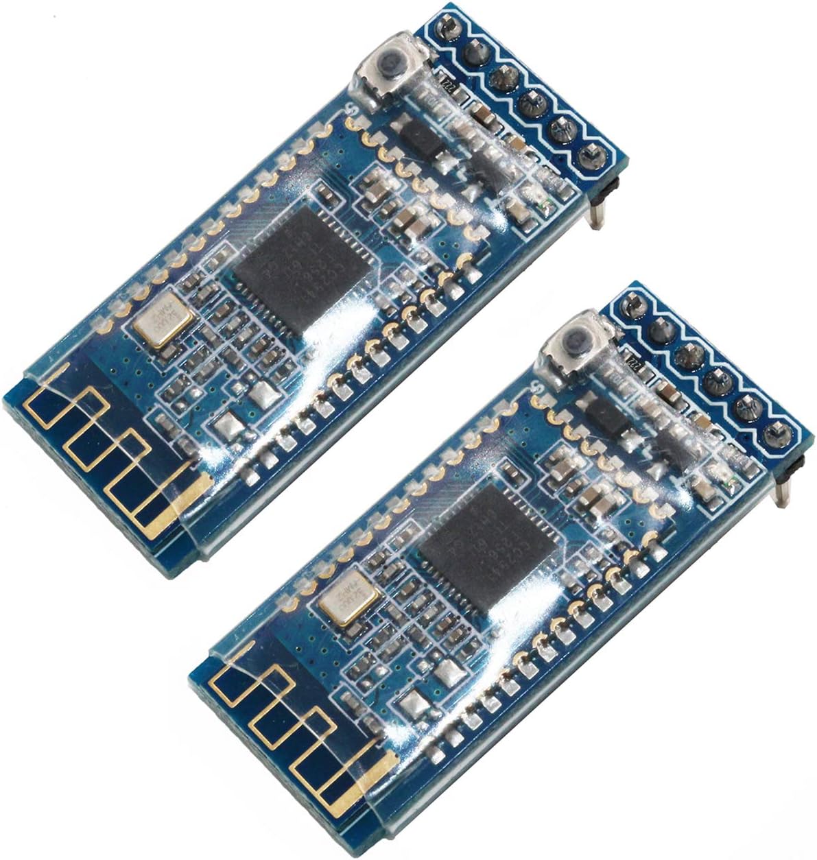 Sunhokey BLE Bluetooth 4.0 Serial Port Module with CC2541 Chip iBeacon Module Low Power Consumption (Pack of 2)