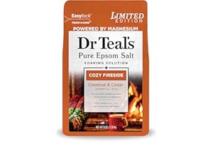 Dr Teal's Epsom Salt Magnesium Soak, Cozy Fireside, 3 lbs