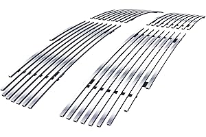 APS Compatible with Ram 1500 2006-2008 & 06-09 2500 3500 Main Upper Stainless Steel Chrome Billet Grille Grill Insert D65719A