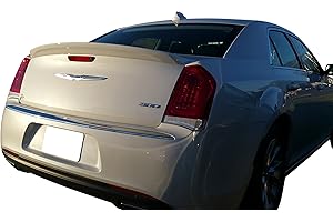 Spoiler and Wing King Brand Factory Style SRT Spoiler Made for The 2012-2023 300 Painted in The Factory Paint Code of Your Choice 563 Bright White PW7