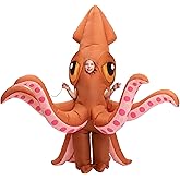 Spooktacular Creations Inflatable Halloween Costume Squid Full Body Inflatable Costume - Child Unisex M (Child 7-10 yrs)