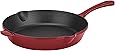 Cuisinart Chef's Classic Enameled Cast Iron 10-Inch Round Fry Pan, Cardinal Red