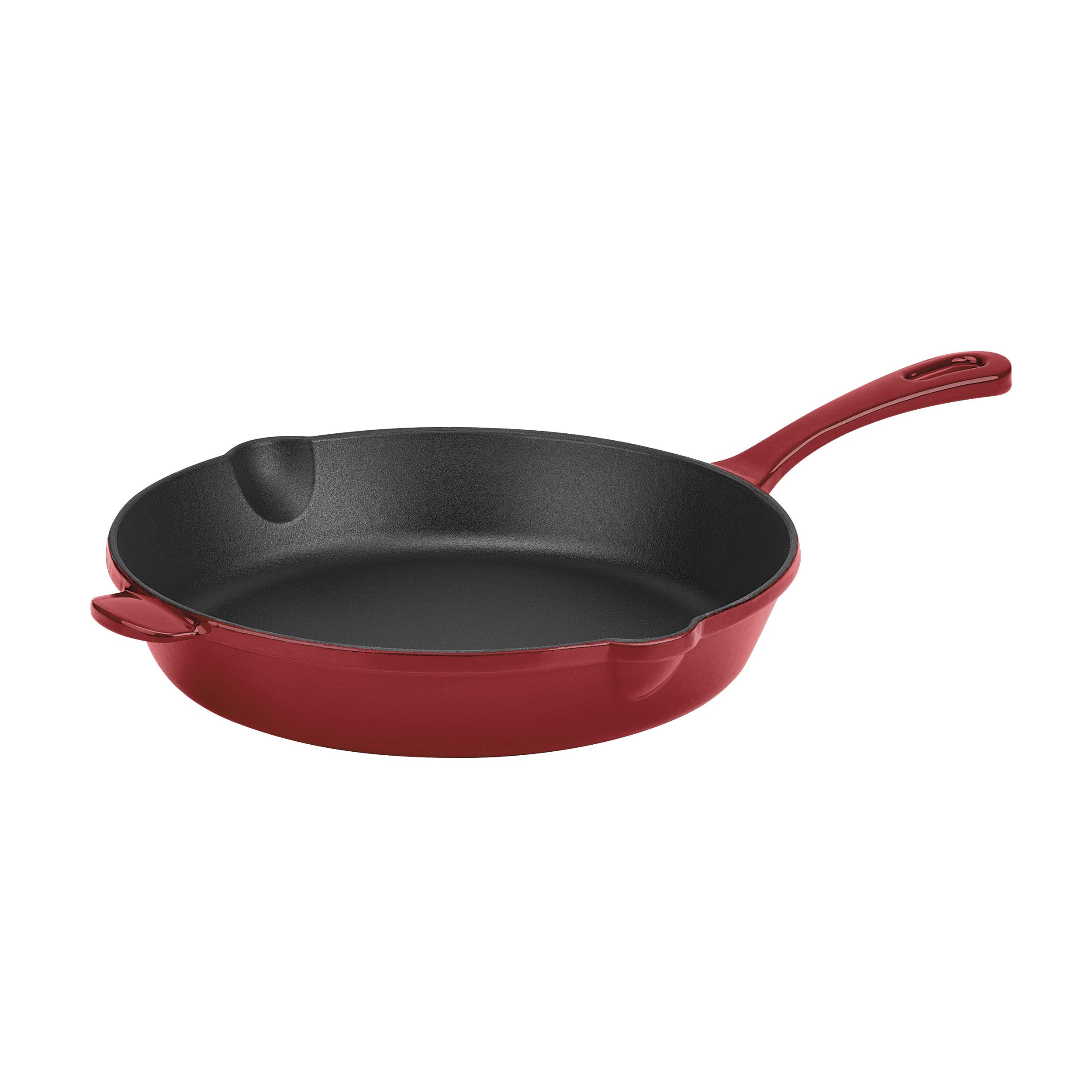 Cuisinart Chef's Classic Enameled Cast Iron 10-Inch Round Fry Pan, Cardinal Red