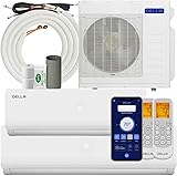 DELLA 36K BTU ODU 2 Dual Zone 12000 24000 BTU Wifi