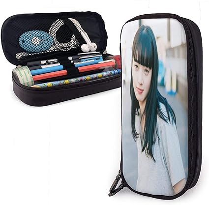 Amazon Pu ペンケース鉛筆 小松菜奈3 収納ケース 中高校生 大容量 多機能 文房具収納 入学 実用 鉛筆のサック 文具収納 筆箱 筆入 筆入れ 耐用 ペン袋 ペンケース 文房具 オフィス用品
