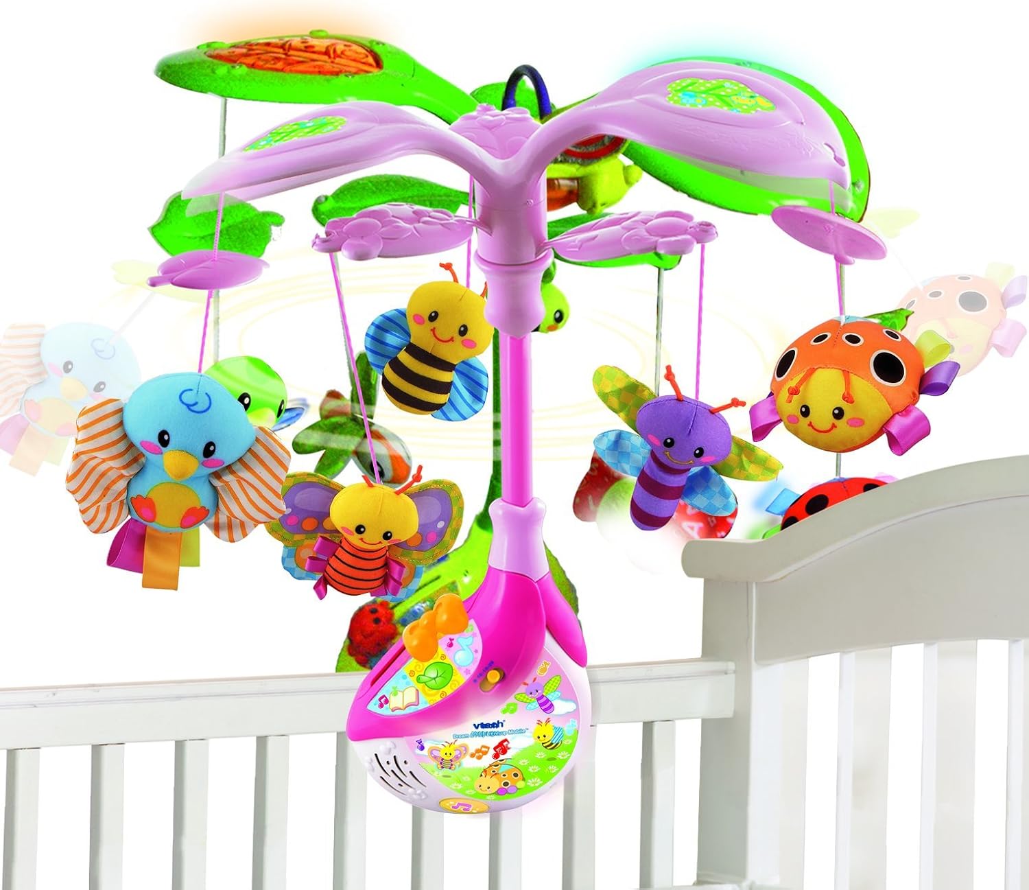 vtech cot mobile pink