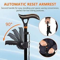 LJINNOVEX Folding Adjustable Walking Cane with