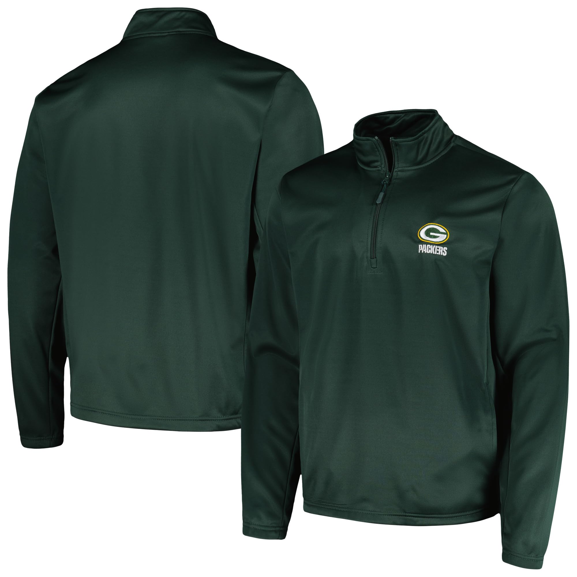 Dunbrooke Men's Green Green Bay Packers All-Star Tech Quarter-Zip Top Image