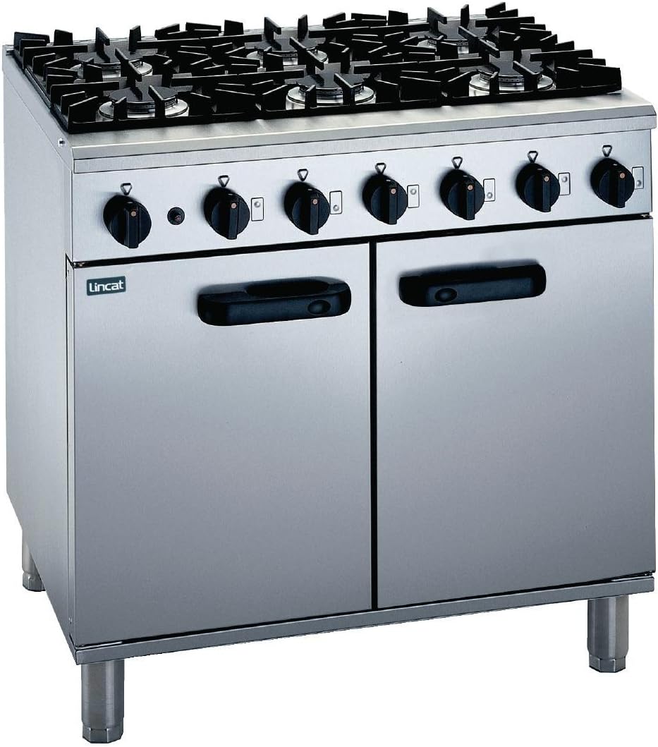 Lincat Medium Duty 6 Burner Natural Gas Oven Range LMR9/N
