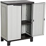 Palm Springs 95cm 3ft Lockable Compact Garden Cabinet Amazon Co