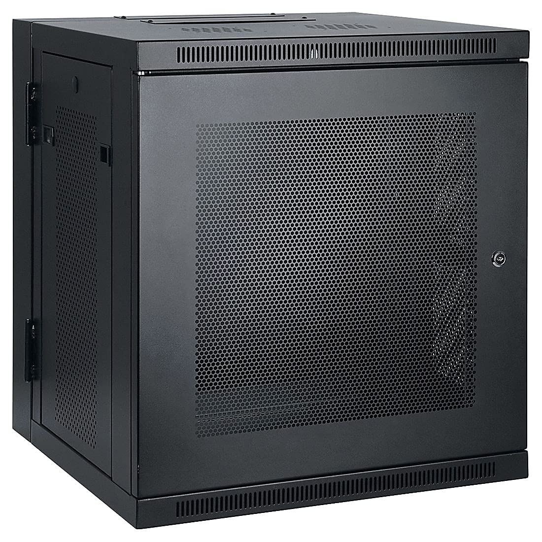 Tripp Lite 10U Wall Mount Rack Enclosure Server Cabinet Hinged Wallmount (SRW10US) Black