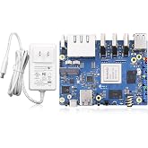 Orange Pi 5 Plus 8GB LPDDR4/4x Rockchip RK3588 8-Core 64-Bit Single Board Computer with eMMC Socket, Development Board Run Orange Pi/Ubuntu/Debian/Android 12 OS (8GB+ Power Supply)