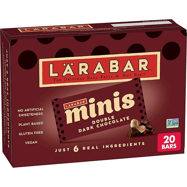 LARABAR MINIS DOUBLE DARK CHOCOLATE BARS, GLUTEN FREE...