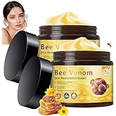 Bee Venom Skin Restoration Cream, 2025 Upgrade Professional Bee Venom Repair Cream, Wrinkle Care Formula, educing The Appearance of Blemishes, Natural Ingredients for All Skin Types (2Pcs)