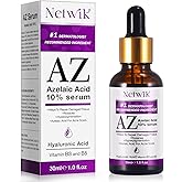 Azelaic Acid Serum - Azelaic Acid 10% for Acne Treatment - Fast Rosacea Skin Care - Redness Relief Face and Boost Skin Radiance with Niacinamide & Vitamin B3, B5 and Hyaluronic Acid, 1 Fl Oz