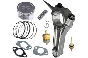 FJSADOBO Connecting Rod Piston Ring Gasket Kit for Honda GX390 188F 13HP Replace 13101-ZF6-W00 Generator