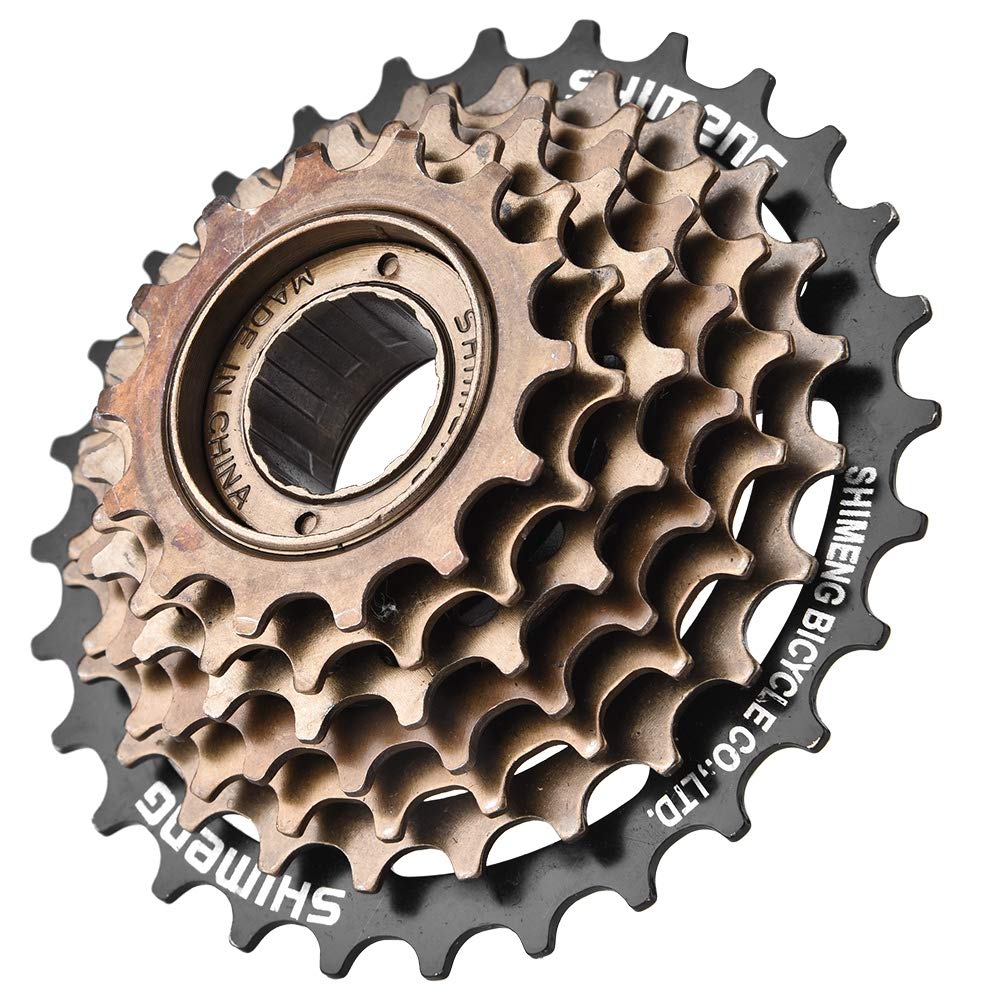 Freewheel 7 Speed,Bicycle Gear Cassette,Speed Sprocket,Bicycle Freewheel Cassette Sprocket 7 Speed Mountain Bike Replacement Accessory