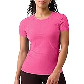 Zengjo Womens Athletic Tops Short Sleeve Slim Fitted Quick Dry Moisture Wicking Workout T-Shirt for Gym Running Yoga