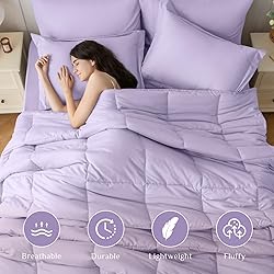 JOLLYVOGUE Queen Comforter Set, Ultra-Soft Bed in a