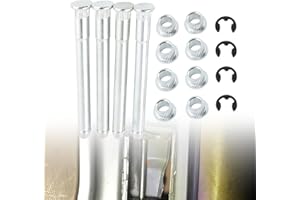 VVORHSBELL Door Hinge Pin and Bushing Repair Kits Compatible with Chevy S10 GMC S10 Pickup Blazer GMC S15 Pickup 1994-2004 Jimmy Bravada Sonoma Door Hinge Repair kit 2 Door 4 Pin （SL）