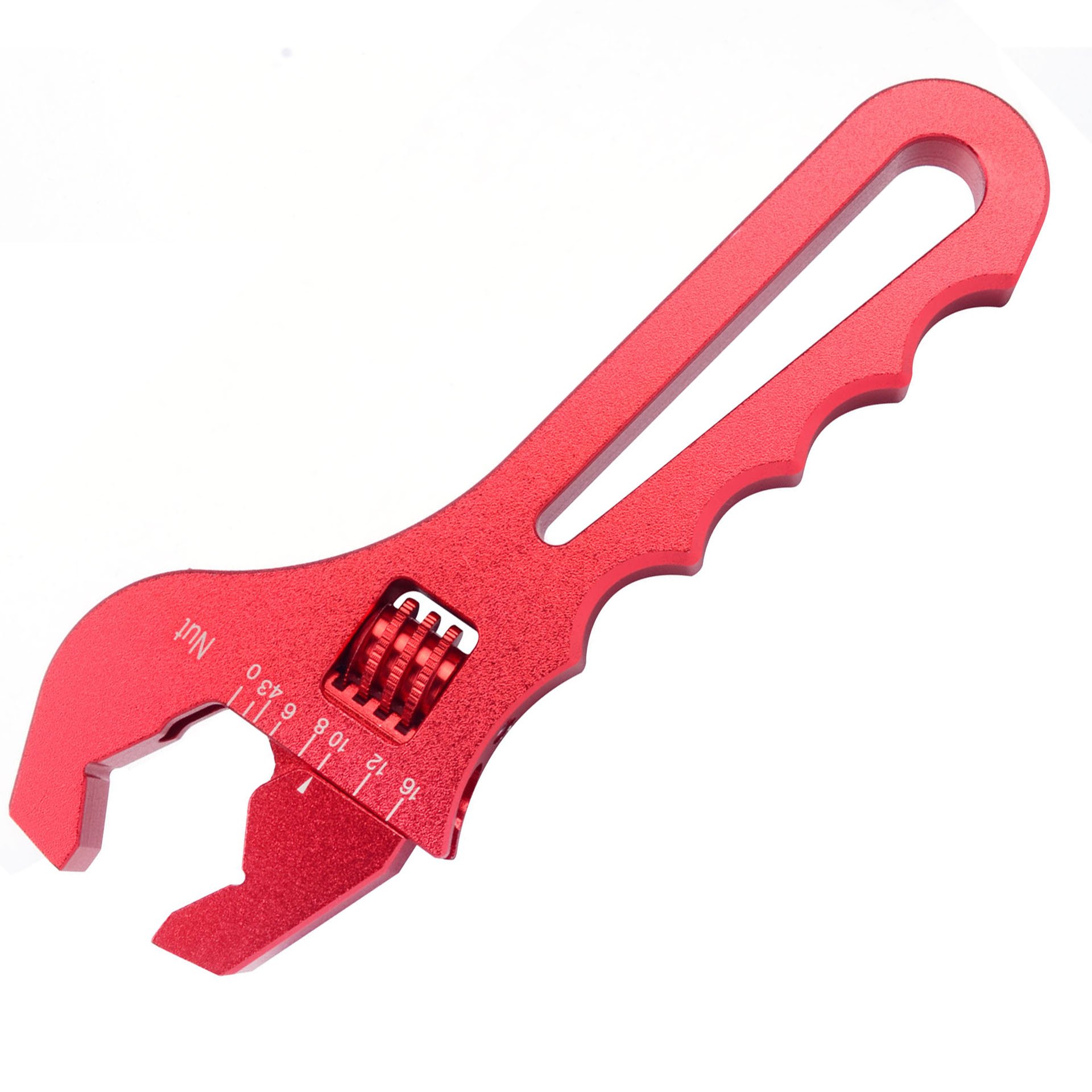 Mnixy AN3-16 Professional Adjustable Wrench Spanner Hand Tool Red