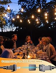 Svater Outdoor String Lights 150FT, E26