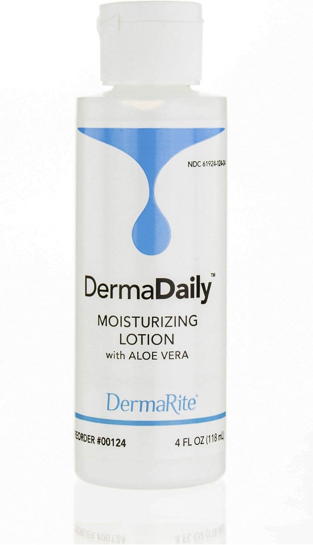 DermaDaily Moisturizing Lotion - 4 Oz - Hand and Body Moisturizer- Long-Lasting Protection, No Greasy After Feel, Scented Lotion, with Aloe Vera