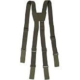 MELOTOUGH Tactical Suspenders Adjustable Strap Duty Belt for Men | Belt Loop Suspenders, Police Suspender, 1.5inch Nylon Webbing, Duty Belt, Comforatble All Day, Plastic Hook, Easy to Attached
