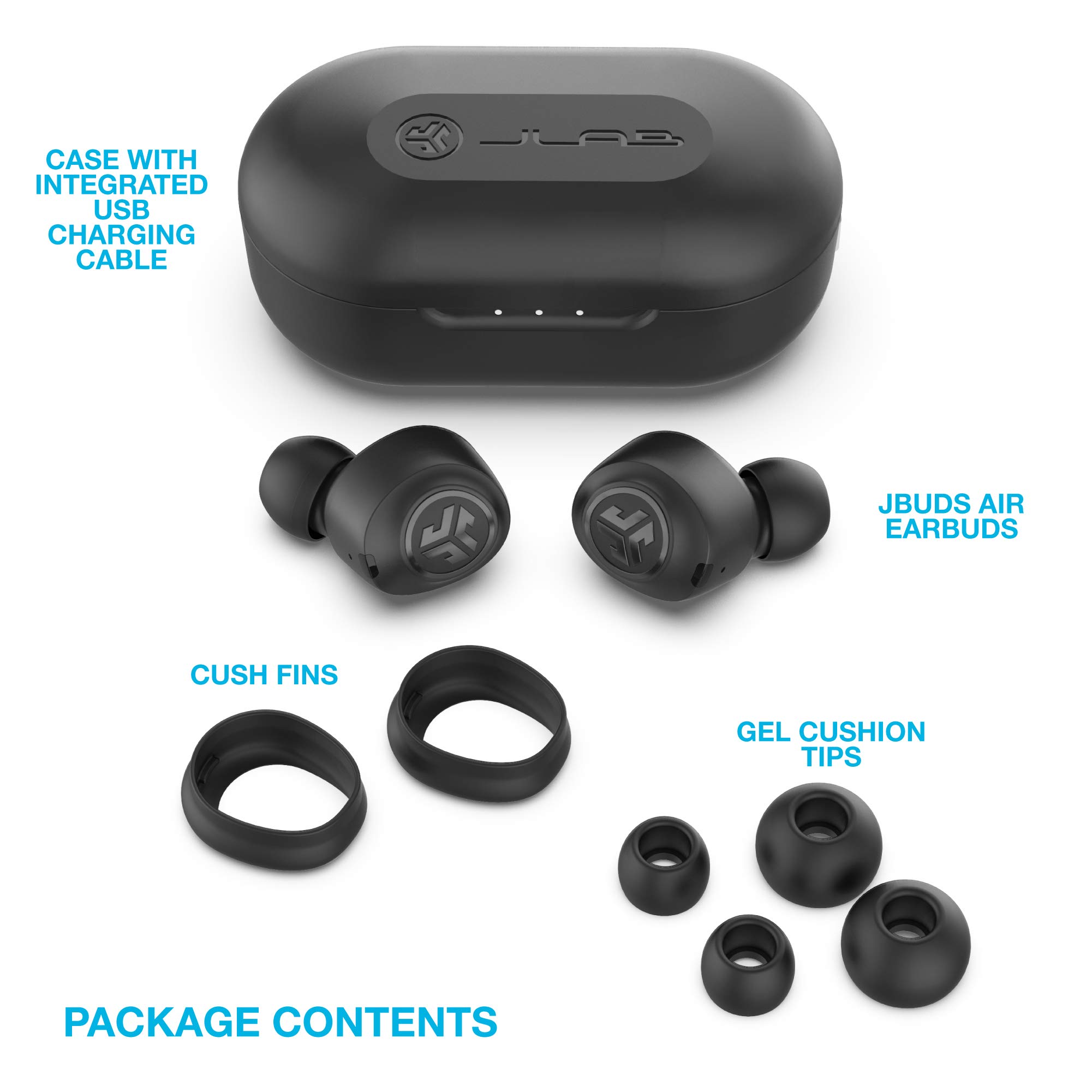 JLab Audio JBuds Air True Wireless Signature Bluetooth Earbuds