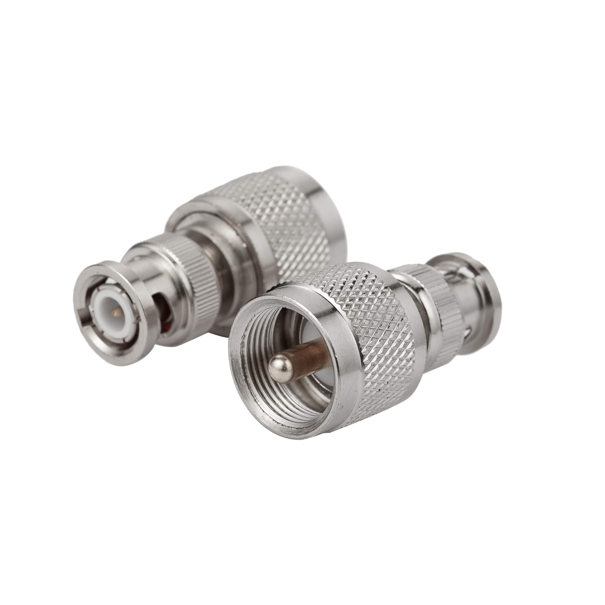 Ancable BNC to PL259 Adapter, UHF Male PL259 to BNC Male Connector RF Coax Coaxial Adapters