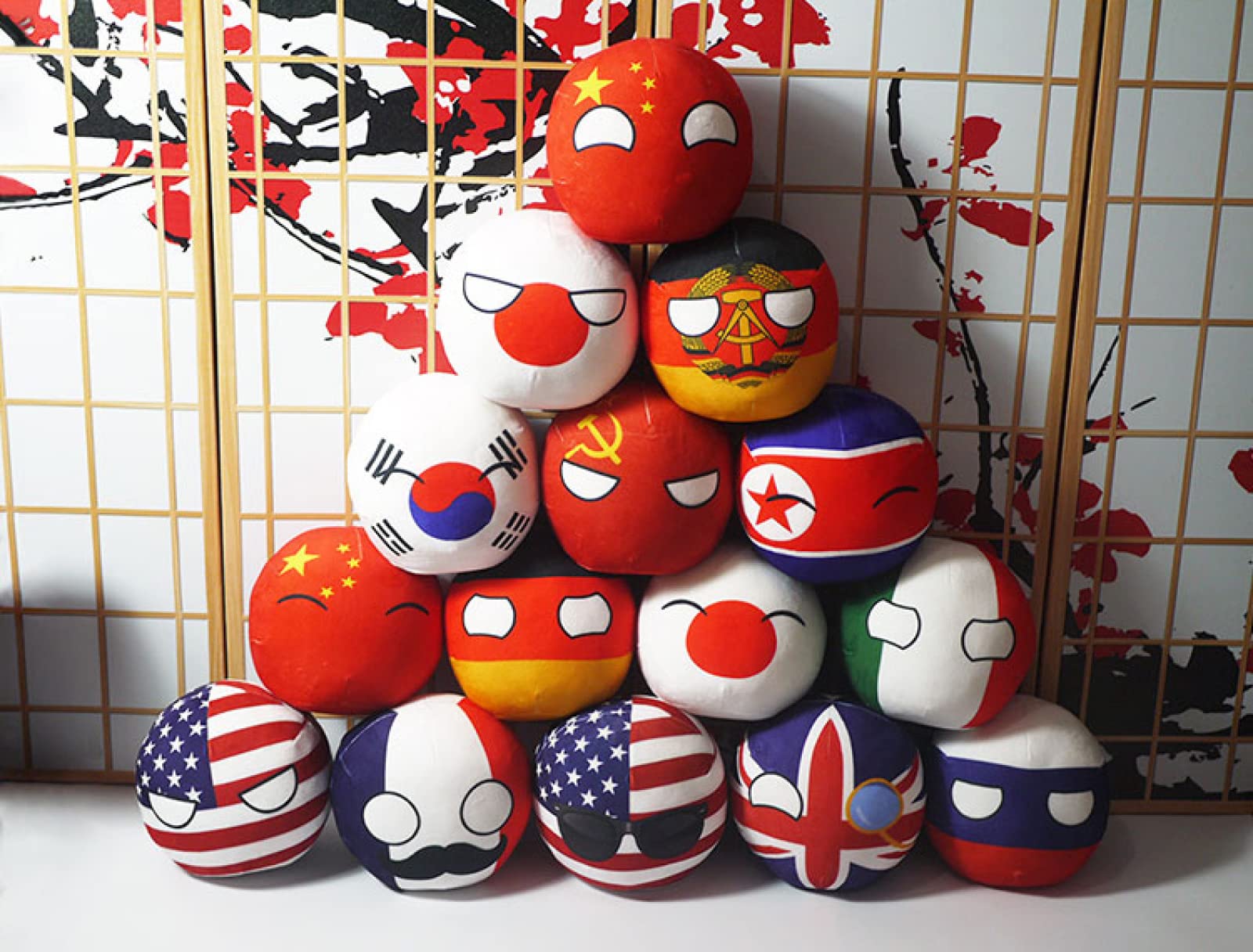 Bisavch Plushies Polandball 7.9 Inches Plush Toy Country Ball Anime Cosplay Mini Pillow Cushion Countryball Home Decor,Norway