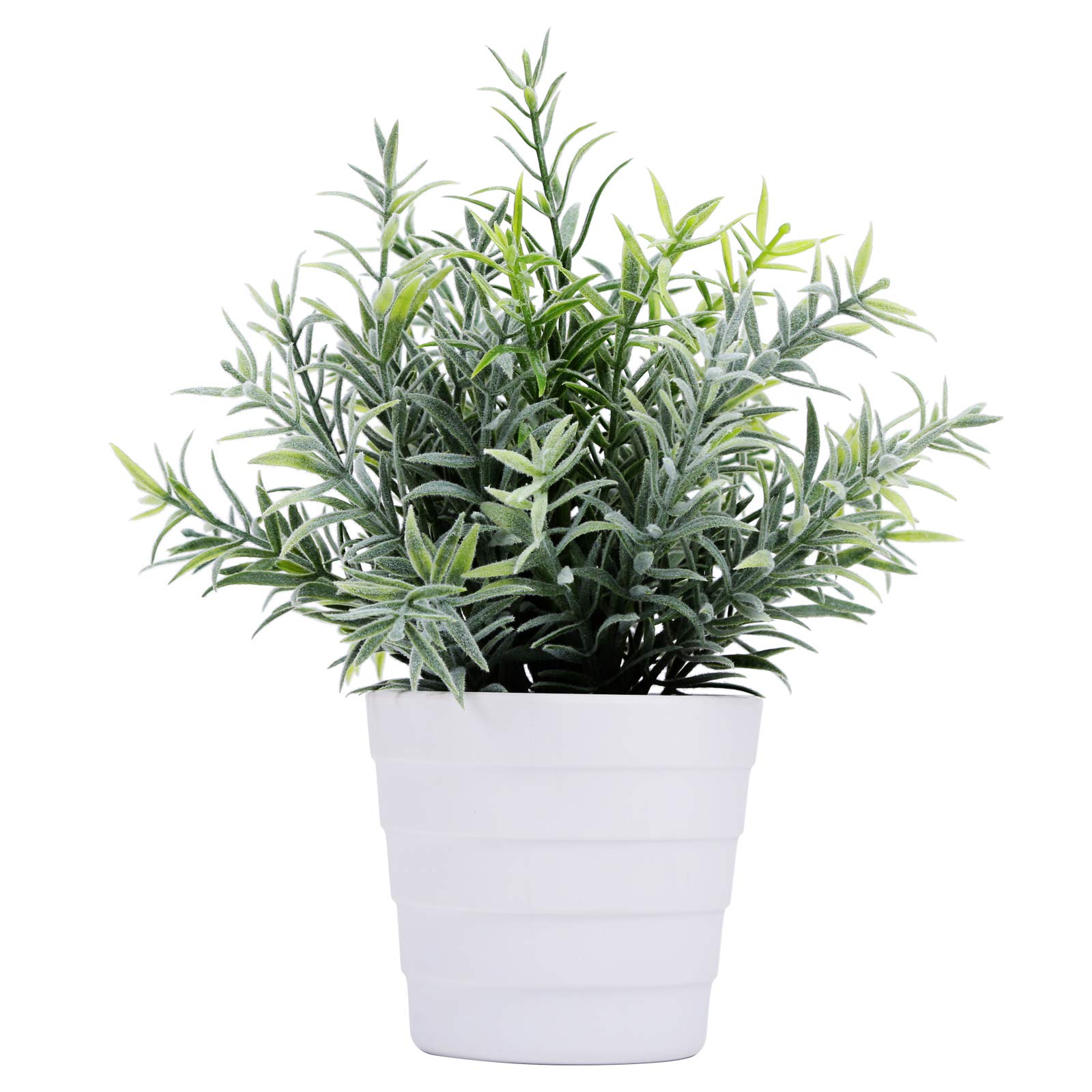 Meneco Small Fake Plant in Pot Artificial Plants Indoor Faux Plant Indoor Plant Artificial Potted Plant Decor for Home and Office