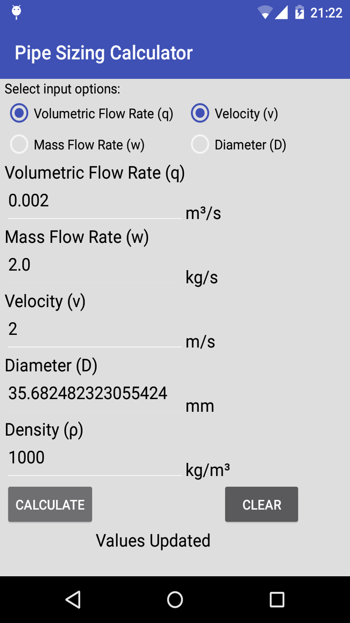 Pipe Sizing Calculator - Thumbnail 3