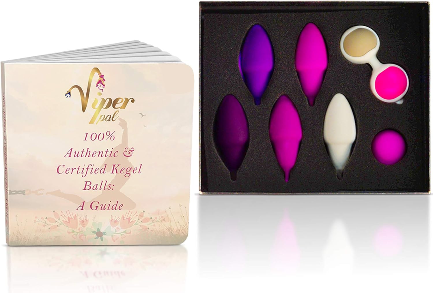 Kegel Balls Exercise Weights Kit (8Piece Set) Deluxe