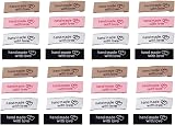 Ctzrzyt 120 Personalized Sewing Labels Heart Pattern 5x1.5cm - Multi Color view 1