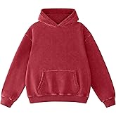 Hatant Oversized Hoodie Sweatshirts for Men Couples Heavyweight Hoodies Pullover Vintage Mens Acid Wash Sweaters Clothes 2026