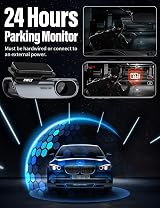 IIWEY EY02 4K Dash Cam Front Rear 5GHz WiFi Dual 64GB Card Included view 4