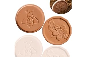 2 Pack Brown Sugar Saver, Natural Terracotta Keeper Discs for Softening & Moisture Control, Reusable, Food-Safe Sugar Softene