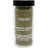 Morton &amp; Bassett Thyme, 1 oz &ndash; Non-GMO, Salt-Free, Fragrant Herb for Roasts, Soups &amp; Mediterranean Dishes