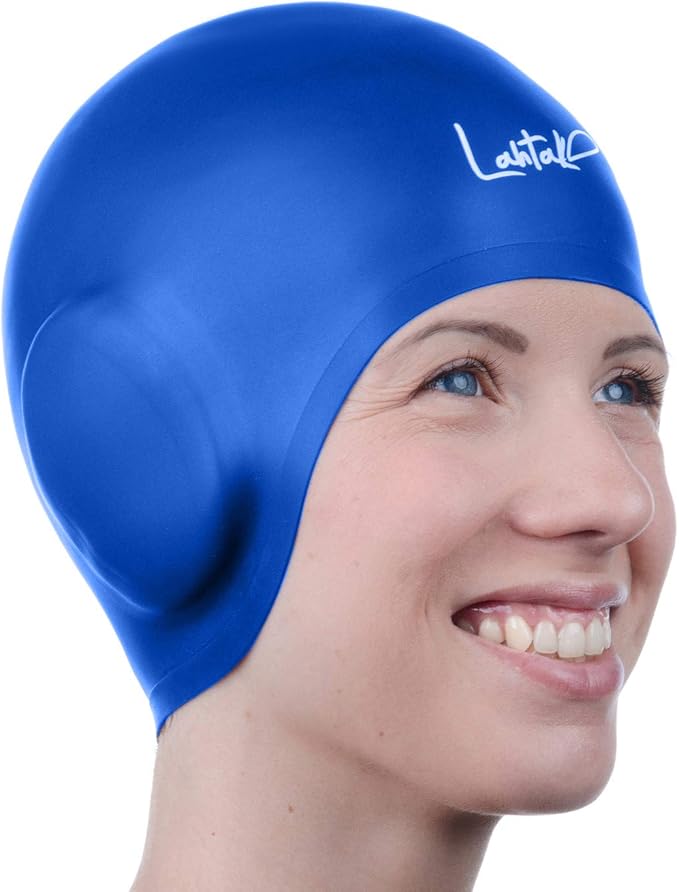 badekappe gehorschutz 3d badehaube badekappe damen herren madchen jungen bademutze schwimmmutze damen wasserdicht schwimmhaube fur kurze und