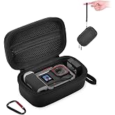 BRDRC Carrying Case for Insta360 Ace Pro 2/Ace Pro Xplore Bundle Kit, Portable Small Storage Bag Hard Shell Battery Travel Case with Wrist Strap Carabiner Insta 360 Ace Pro 2/Ace Pro Accessoires